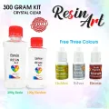 Epoxy Resin Art Imported Crystal Clear Kit (300gms) Ratio 2:1. 