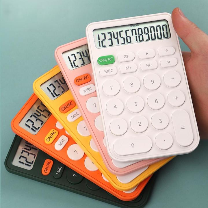 Candy Color Simple Calculator Multicolor Options Portable Design Round ...