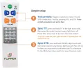 Flippér Big Button Remote for Seniors, Elderly - Universal TV - Set Favorite Channels - Learning - Supports IR Devices. 