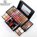 All-in-One Travel Makeup Kit – 90 Shades with Face & Lip Essentials | Compact Glam Palette. 