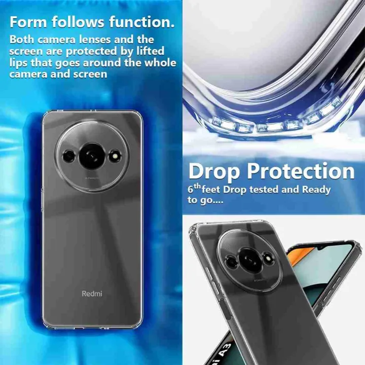 Back%20Cover%20For%20Redmi%20A3x%20/%20A3%20(2024)%20Clear%20Transparent%20Shock-Proof%20Protective%20Case%20With%20Camera%20Lens%20Protection%20-%20Image%204