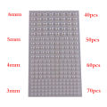 220pcs Mix 3mm/4mm/5mm/6mm Hair Pearls Stick On Self Adhesive Pearls Stickers Face Pearls Stickers for Hair Face Makeup Nail DIY Crafts Yao Store. 