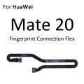 Touch ID Fingerprint Sensor Scanner Connector Flex Cable Parts For HuaWei Mate 20 Lite X 20X P Smart Plus 2019 Home Return Button Key. 