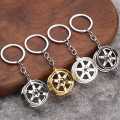 Car Wheel Rims Hub Car Metal Alloy Car Keychain Auto Key Ring Chain keyring Ornament keychain for keys . keychain for boys - keychain for kids - keychain for girls - keychain for bag - stationary - keychain for car. 