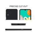 Samsung A22  Matte Black Soft Silicon Back Cover. 