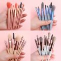 Huxia Beauty 8Pcs Mini Size Makeup Brushes Pcs Mini Travel Portable Soft Makeup Brushes Set Eye Shadow Foundation Powder Eyelash Lip Concealer Blush Make Up Brush Set. 