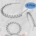 3 Pcs David Beckham Style Metal Waves Hair Bands for Men and Women. 