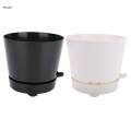Self Watering Planters, Indoor Self Watering Planter Pots with Drainage Hole for Plants, Flowers, All Houseplants. 