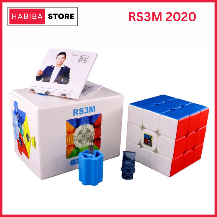 3x3 Moyu RS3M Magnetic Speed Cube Stickerless Magic Cube Puzzle Toy R3SM