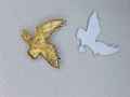 SHAHEEN Bird BAAZ Flying Golden 1pc (s05) Logo Metal Emblem Metal Body Monogram For Car Motorcycle Decorative Metal Marka Self Adhesive Metal Logo. 