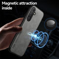 For Samsung S25 Plus Skin-Sensitive Magnetic Phone Protective Back Cover for 6.7 inches samsung galaxy s25 plus s25+ Soft Drop-Resistant Premium Leather Protective Cover. 