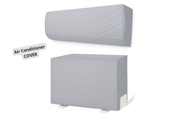 Premium AC Cover 1.5 Ton – Waterproof Dustproof Sunproof Split Air Conditioner Cover | Heavy Duty Outdoor & Indoor Protection | Universal Inverter AC Dust Cover for Home & Office