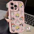 Trend Brand Cute Pop Mart Labubu Case For Redmi 9 12 10C 13C 12C 9T A1 9A 10A 9C NFC A2 Redmi Note 12 10s 11s 10 11 9 8 Pro Max Poco M3 C55 X5 Mi 12 Lite Cartoon Checkerboard Cover. 