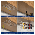 K-Cup Holder, Under Cabinet Pull Up Storage Coffee Holder Black. 