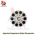 Aquarium Temperature Thermometer Sticker. 