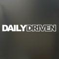 Daily Driven Letters Style Car Truck Body Reflective Sticker Decal Decoration. 