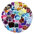 54pcs DIY Notebook Paper Blox Fruits Stickers Blox Fruits Roblox Game Blox Fruits Decorative Sticker Cartoon PVC Roblox Game Anime Stickers Skateboard. 