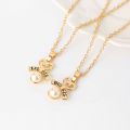 2pcs/set Heart Big Sis Lil Sis Necklace For 2 Handstamped Bff Chains Pendant Family Necklace Engraved Girl Sister. 