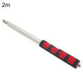 1.2/1.4/1.6/2m Tour Guide Sponge Handle Telescopic Stainless Steel Flag Pole. 