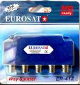 100% Original Ecolink Waterproof 4x1 DiSEqC Splitter Satellit Lnb Switch With 5 RG7 Connectors & Satellit Receiver. 