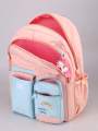 Rabify Korean Girls Style Multi-Pockets Premium Trendy School Bag Backpack for School Girls Primary Section School Bag for Girls. 