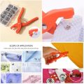 High Quality Metal Snap Buttons Press Plier_9.5mm Metal Sewing Prong Ring Buttons Clip Plier _Diy Button Punch Tool For Baby Clothes_abaya Ring Metal Button Presser Machine Fastener Snap Buttons Kit Tich Button Tool Kit. 