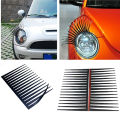 2Pcs Car Headlight Eyelash Sticker 3D  Decoration Vehicle Lighting Decals Hot. 