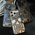 New 3D Skull Phone Case Anti drop Cover High quality for iPhone 11 / 11 pro max / 12 / 12 pro / 12 pro max / 13 / 13 pro max / 14 / 14 plus /14 pro /14 pro max/15 plus/15 pro/15 pro max. 
