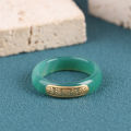 Imitation Jade For Men Women Couple Ring Classic StyleLuxury Fine Gift superman. 