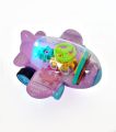 Mechanical Gears Toy car, Airplane with Lights Transparent Mechanical Gear Toys. 
