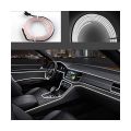 Car Interior Cooling LED Light Line , Neon Wire for Car 2M/6FT, LED Strip Light Neon Light, Under Dash Lighting, Car Interior LED Lights - White. 