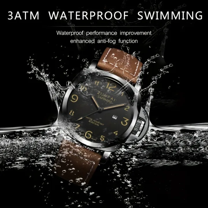 ZUNPAI%20Men%20Watch%20Waterproof%20Stainless%20Steel%20Black%20High%20Quality%20PU%20Leather%20Strap%20Business%20Fashion%20Watch%20For%20Men%20Analog%20Calendar%20Luminous%20Wristwatch%20Luxury%20Brand%20Authentic%20%5BFree%20With%20Box%5D%20-%20Image%206