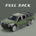 Diecast Toyota Tundra Pickup Truck Double Cabin Vigo Dala Toy Car Scale 1:32 Color May Vary. 