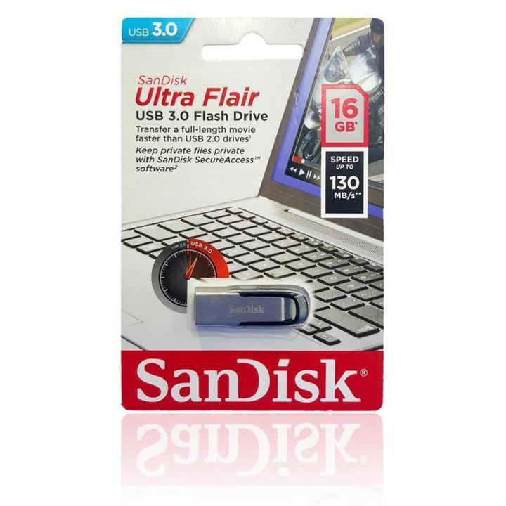 SanDisk Ultra Flair 16GB Usb 3.0 Flash Drive