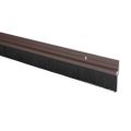 Door Dust Stopper Door Bottom Seal Brush Heavy Gauge Aluminum Frame with Nylon Brush Air, insect Proof etc. (48 inches). 