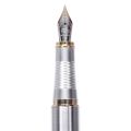 Jinhao 250 Frosted White Gold Fountain Pen M Nib Fountain Pen Gift Festival. 