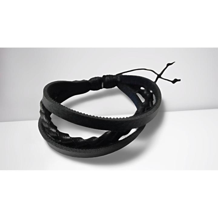 Layer Leather Hand Band/Bracelets Wristband  For Boys & Men