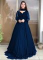 Arabic style Double flair front and back chiffoon dress maxi for girls. 