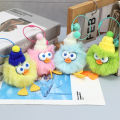 Creative Cartoon Plush Small Cinder Block Duck Handmade Diy Duck Bag Plush Ball Pendant Keychain Accessories. 