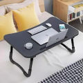 Wooden Gaming laptop table stand multipurpose Foldable Stand for children study Ergonomic Portable Drawing Notebook Reading Food Breakfast Serving With Inbuild Tablet And Cup Holder Slots Couch Black,Light Brown, dark Brown. 
