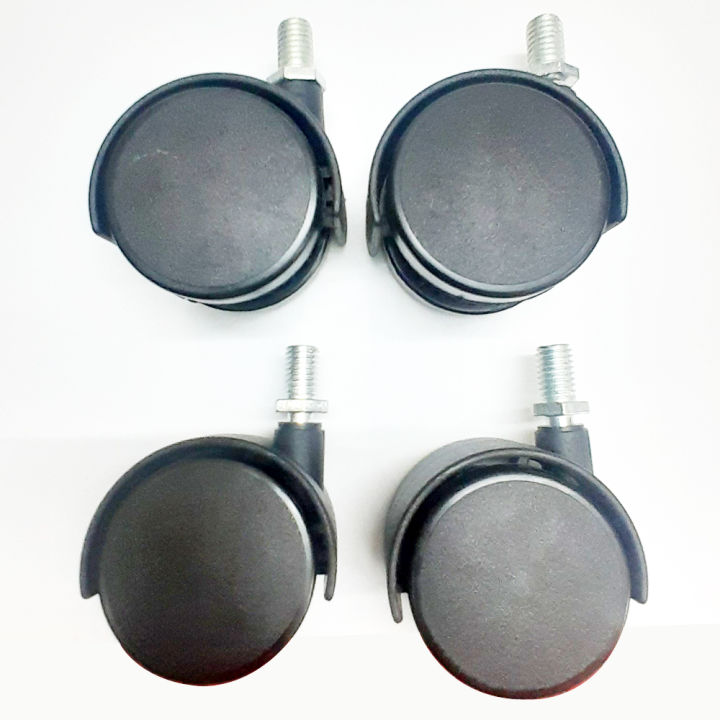 wheel casters for chairs, trolleys, and furniture with brake