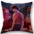 Nice Custom Stranger Things Pillowcase Cotton Linen Fabric Square Zipper Pillowcase 45X45cm Wedding Decorative Pillow cover. 