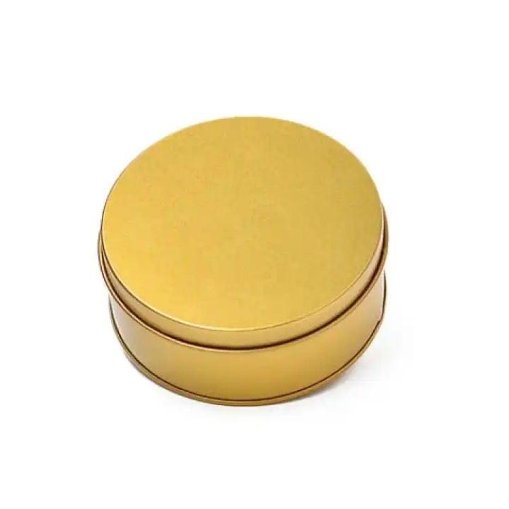 Dream Cake Golden Round Tin Box, Perfect Baking for Cookie