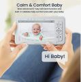 BabySense 5" HD Split-Screen Baby Monitor Video Baby Monitor with Camera HD S2. 