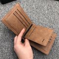 CEXIKA Custom Picture Text Father's Day Gift Wallet Men PU Leather Engraved Photo Personalized Birthday Anniversary Gift for Him. 