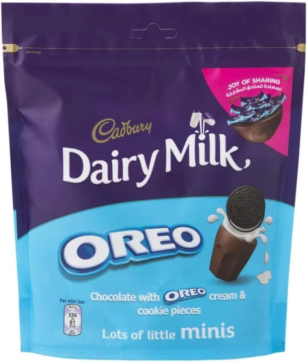 Cadbury%20Dairy%20Milk%20Chocolate%20Minis%20With%20Oreo%20Cookies%20Filling,%20189gm,%20Imported%20,%20In%20best%20and%20original%20quality%20-%20Image%202