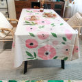 Custom tablecloth fabric cotton linen small fresh pastoral dining table coffee table cloth modern minimalist ins rectangular home. 