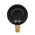 Water Manometer-1 x Pressure Gauge-Black + Gold + White. 