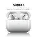 AirPods Pro Wireless Earbuds Air Pro 3rd Gen with woofer Bluetooth 5.0, Super Sound Base & High Quality Touch Sensors True Stereo Bluetooth Earbuds Dual Earphones  Charging Case Sport Headset Compatible with All Bluetooth Devices.. 