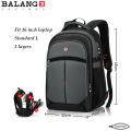 Balang 15.6" - 17" Laptop Backpack Men's BLB2016 Backpack Standard Edition Black. 